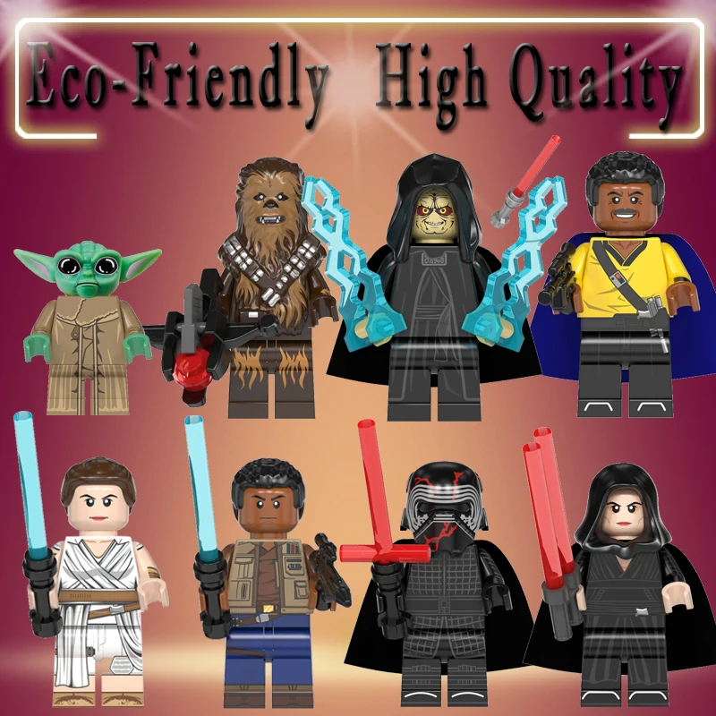 

Legoed star wars Imperial Baby Yoda Mandalorian Rey Kylo Ren Finn Palpatine Luke Skywalker Building Blocks Kid Toy gift WM6081