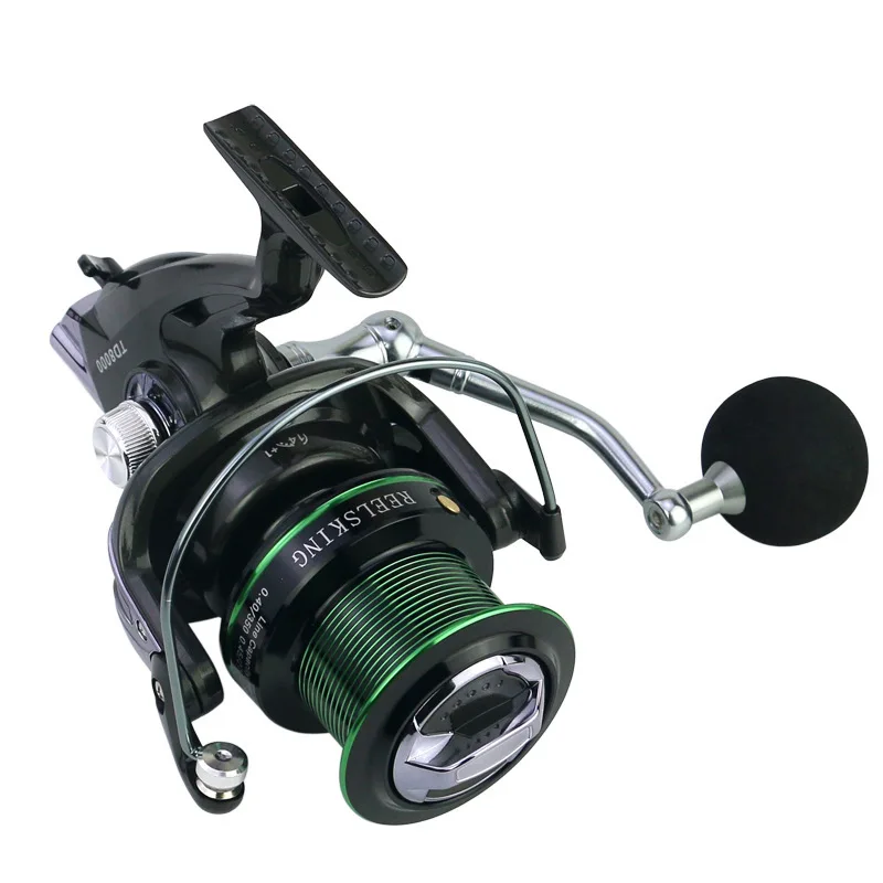 TD Long Throw Round Large Gapless Sea Pole Fishing Wheel Spinning Wheel Fish Line Wheel Sea Fishing Wheel Sea Fishing River