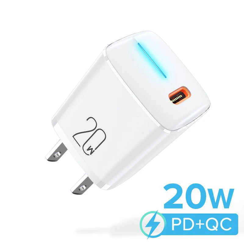 20W USB Type C Charger Portable USB C Charger Support Type C PD Fast Charging For iPhone 13 Pro Max 12 11 Mini 8 7 Plus Chargers usb triple socket Chargers