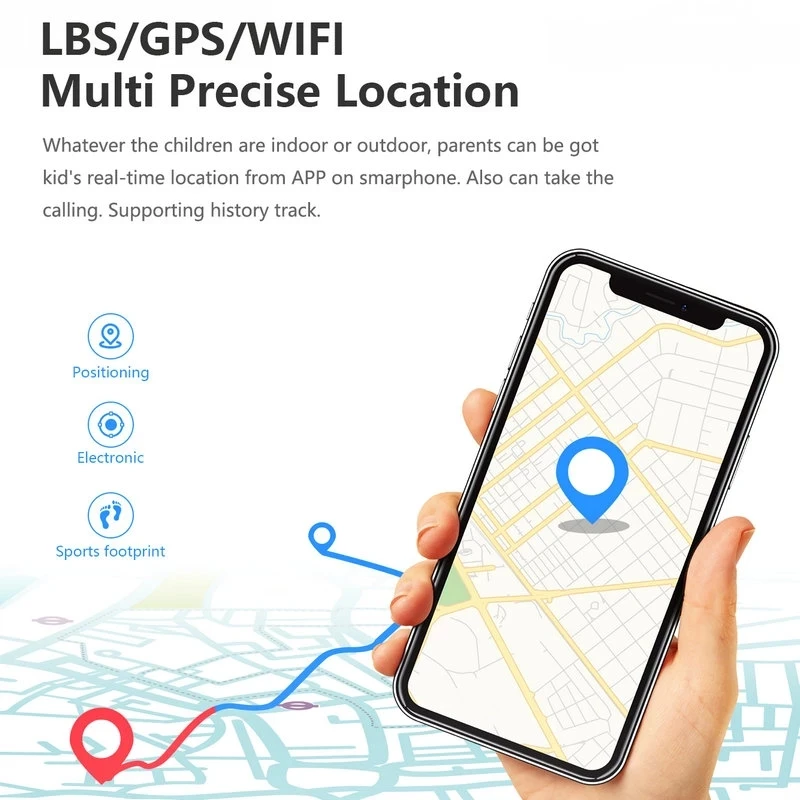 Chamada de Vídeo à Prova Relógio Inteligente Crianças Wifi Rastreamento Dwaterproof Água Termômetro Smartver Rastreador Menino Menina Estudante Telefone Lt25 4g Gps - Image 6
