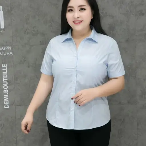 9XL 8XL 7XL 6XL 5XL vetement femme женская рубашка OL белая рубашка офисные женские топы размера плюс сексуальные блузки Рабочая Рубашка M281