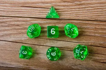 

Table game accessories creative DICE 7 pieces of creative multi-sided dice [7 sets] dice