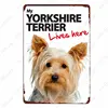 Vintage Pet Plaque Yorkshire Terrier Metal Tin Sign Pub Bar Home Decor Corgi German Shepherd Art Poster Dog Wall Plate N373 ► Photo 3/6