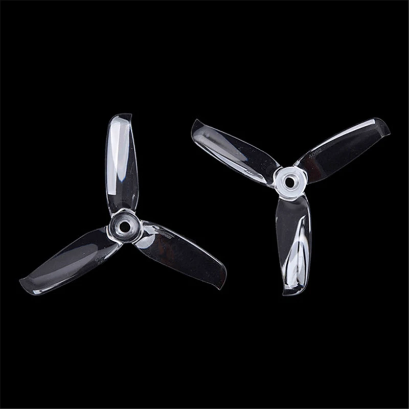 12 Pairs clear 12 пар носочков на Gemfan Flash 4052 4,0x5,2 ПК 3-лопастной пропеллер 5mm монтажное отверстие для RC гоночный Дрон с видом от первого лица модели запчасть для мультикоптера Радиоуправляемый квадрокоптер - Цвет: 12 Pairs clear