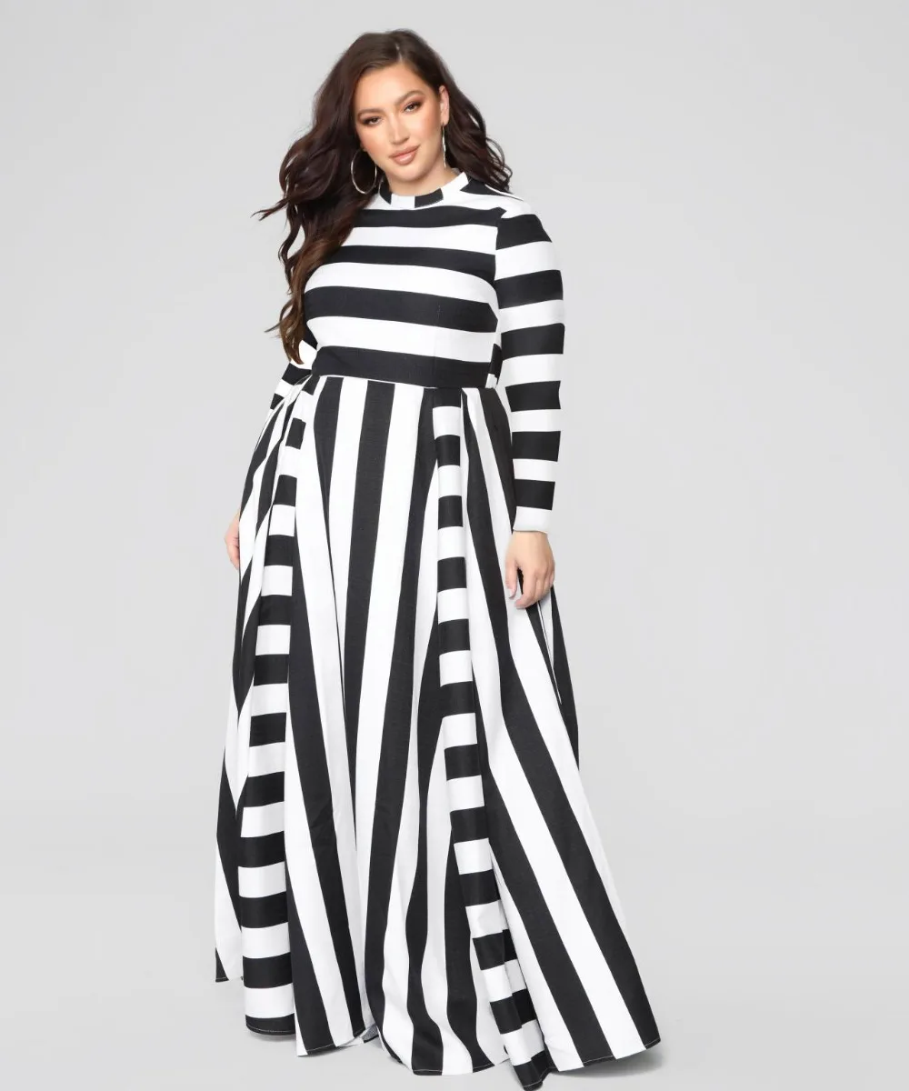 casual plus size long dresses