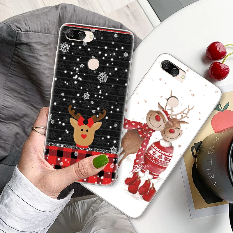 

Merry Christmas Happy New Year Case For Asus Zenfone 5 4 3 Max Plus Selfie Pro M1 Live Lite L1 Zoom ZB601KL ZA550KL ZB501KL Case