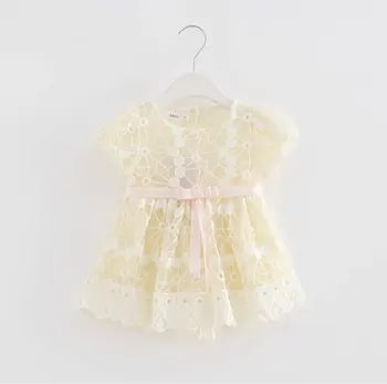 

Summer Peter Pan Collar Vintage Style Baby Kids Cotton Floral Print Princess Party Girls Dress Newborn Infant Clothes 0-2T