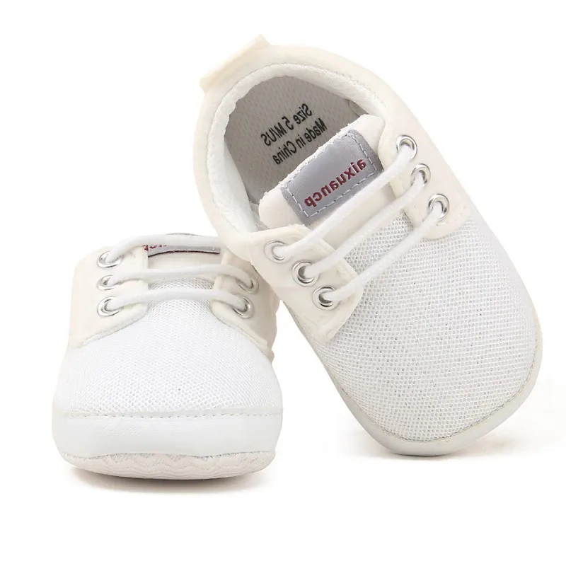 Для детей 0-18 месяцев для маленьких девочек плоской подошве для девочек; кроссовки, мягкая подошва туфли для новорожденных младенцев и детей ясельного возраста мягкая подошва хлопок обувь для младенцев первые шаги