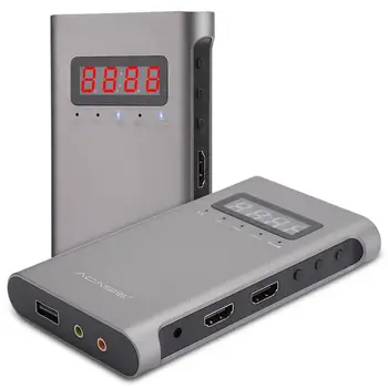 

ACASIS USB HDMI Video Recorder 720P/1080P Recording Box with 3.5mm Input USB US Plug 110~240V Hot