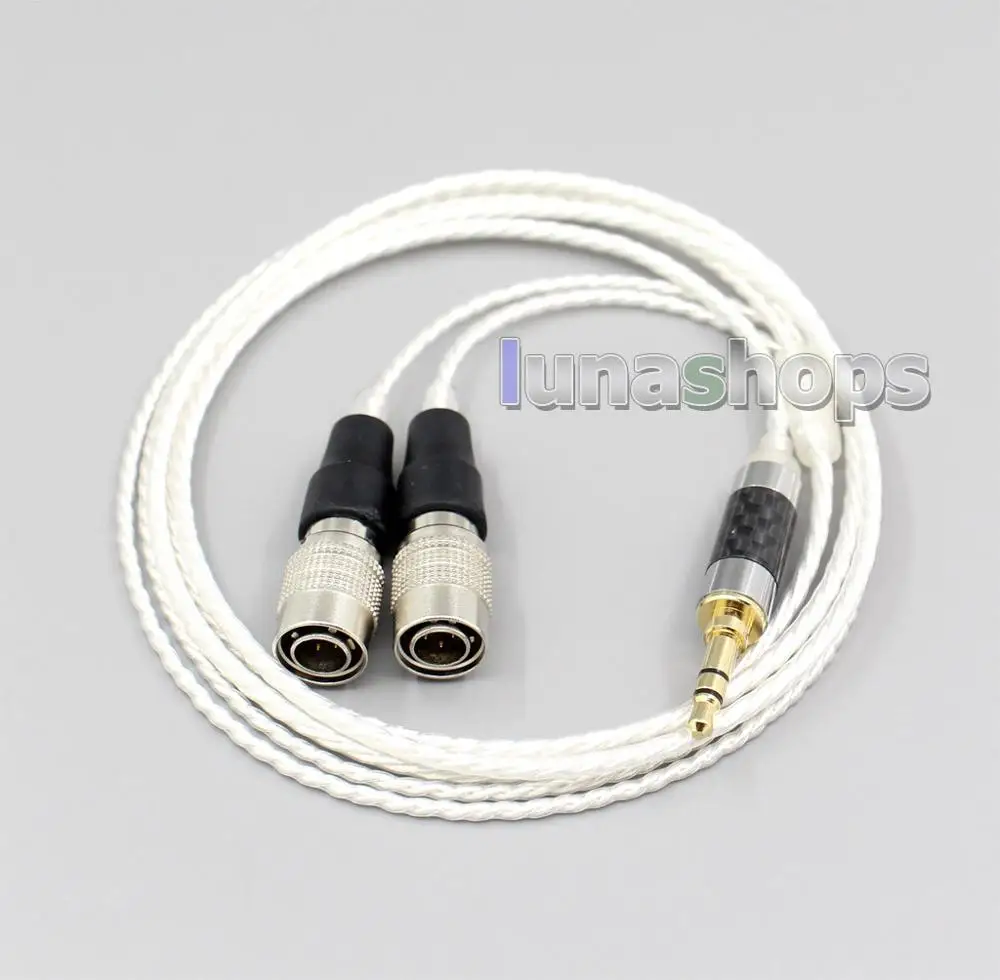 Hi Res 7N OCC Silver Plated Headphone Earphone Cable For Mr Speakers Ether Alpha Dog Prime LN006462