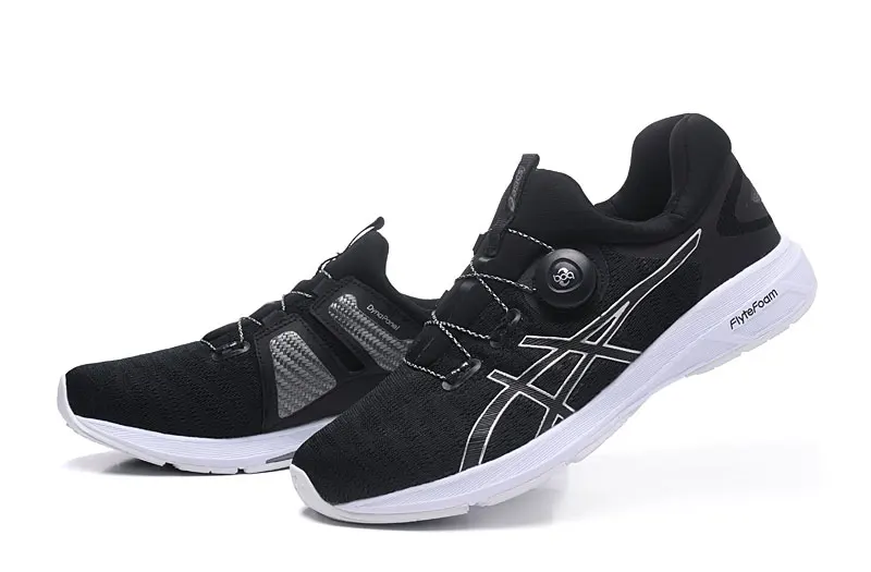 ASICS'S/уличная беговая Обувь г. Новая горячая распродажа ASICS гелевая Мужская обувь для бега черного и золотого цвета, T7D6N-0193 40-45 размер