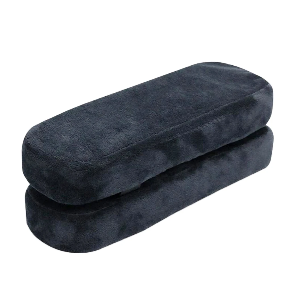 Set of 2 Memory Foam Chair Armrest Pads Elbow Pillows Cushion Pad for Office