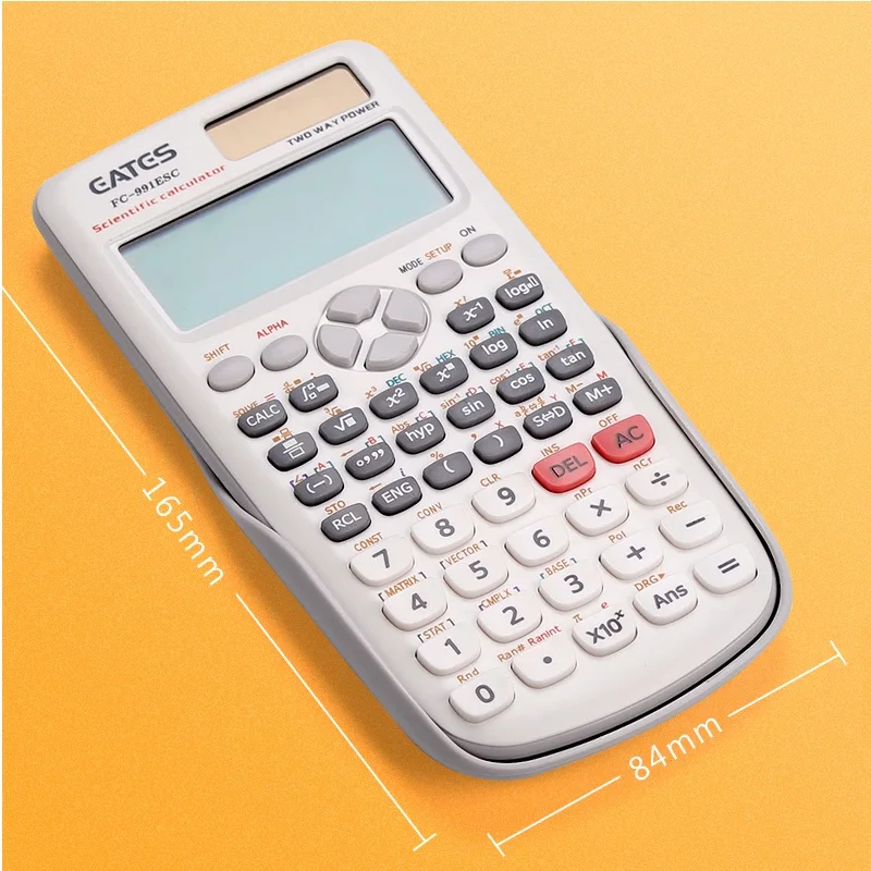 FX-991ES-C научный калькулятор 471 функций для школы офиса два способа солнечной энергии и батареи