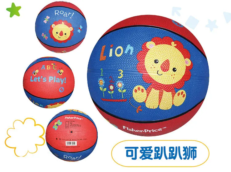 FISHER-PRICE резиновый мяч для детей, баскетбольный мяч для малышей, эластичный мяч, игрушка для мальчиков, От 1 до 3 лет, только 5