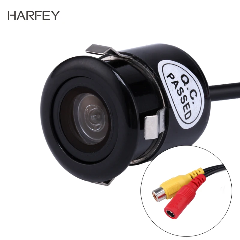 

Harfey 170 Degree Mini Waterproof Car Parking Assistance Reversing Camera HD CMOS Image Sensor Rearview Camera Universal Backup