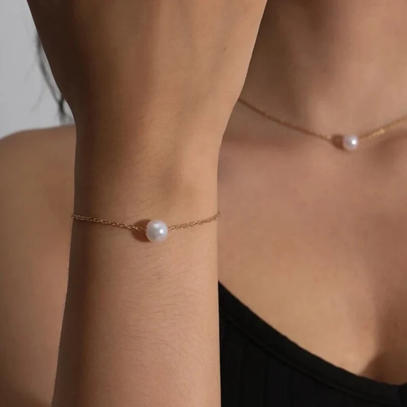 Jewelry Sets Pearl Necklace Bracelet for Women Party Christmas Gift S001 jewelry sets jewelry set