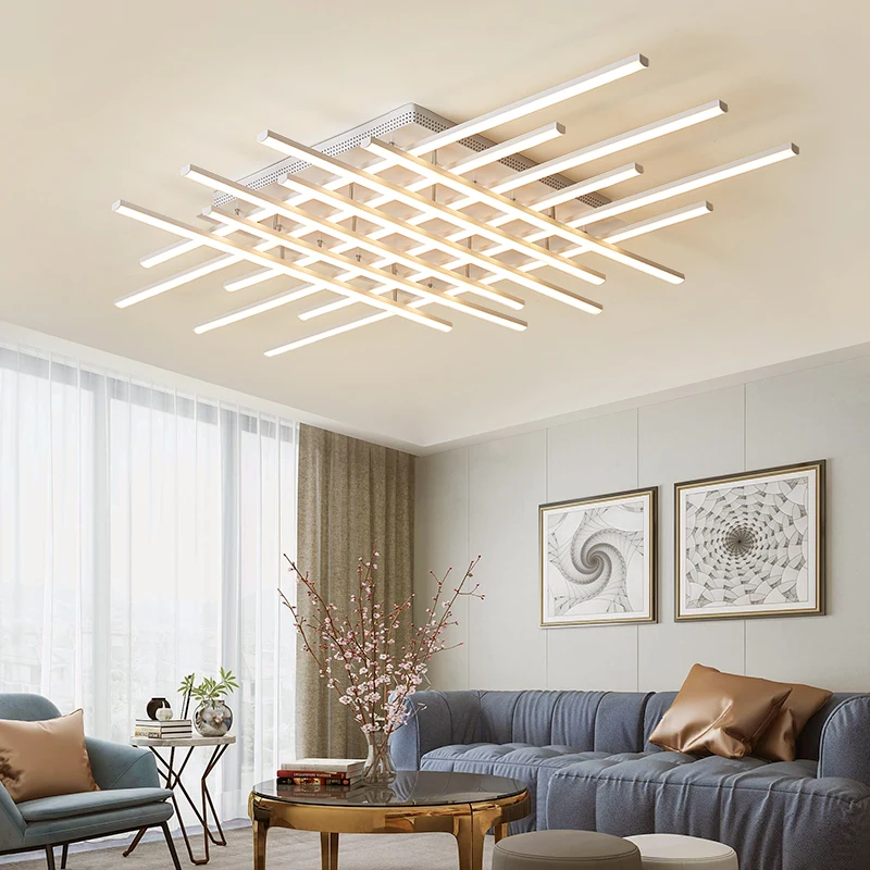 

Geometric simple splicing bar living room lamp