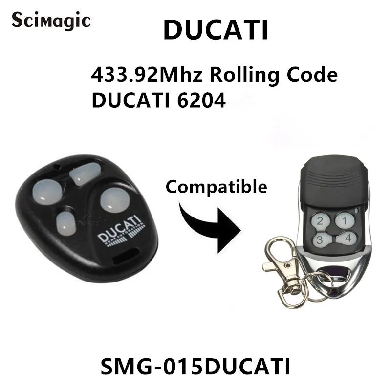 

DUCATI 6204 compatible remote control 433.92mhz rolling code transmitter command