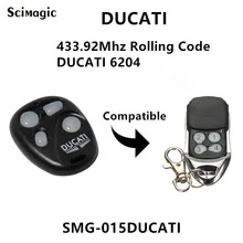 DUCATI 6204 compatible remote control 433.92mhz rolling code transmitter command DUCATI 6204 compatible remote control 433.92mhz rolling code transmitter command