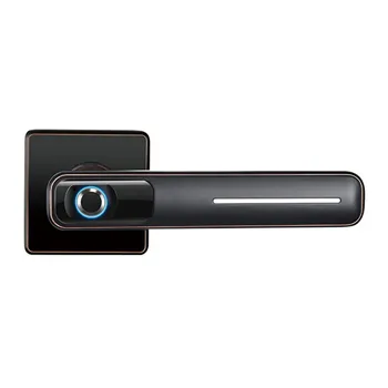 

New Arrival Smart Door Lock Fingerprint Lock Smart Locks Room Door Handle Security Door Locker Anti-Theft Cerradura Inteligente