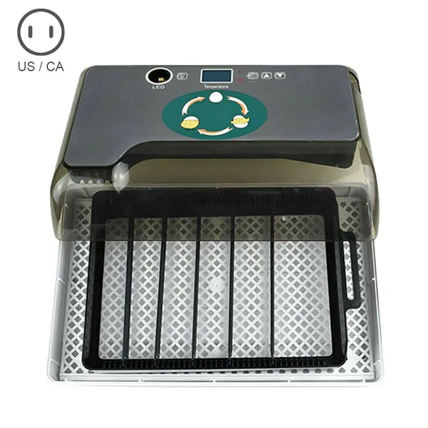 Инкубатор цифровой полностью автоматический 12 яиц птицы инкубатор для кур уток XSD88 - Цвет: us plug