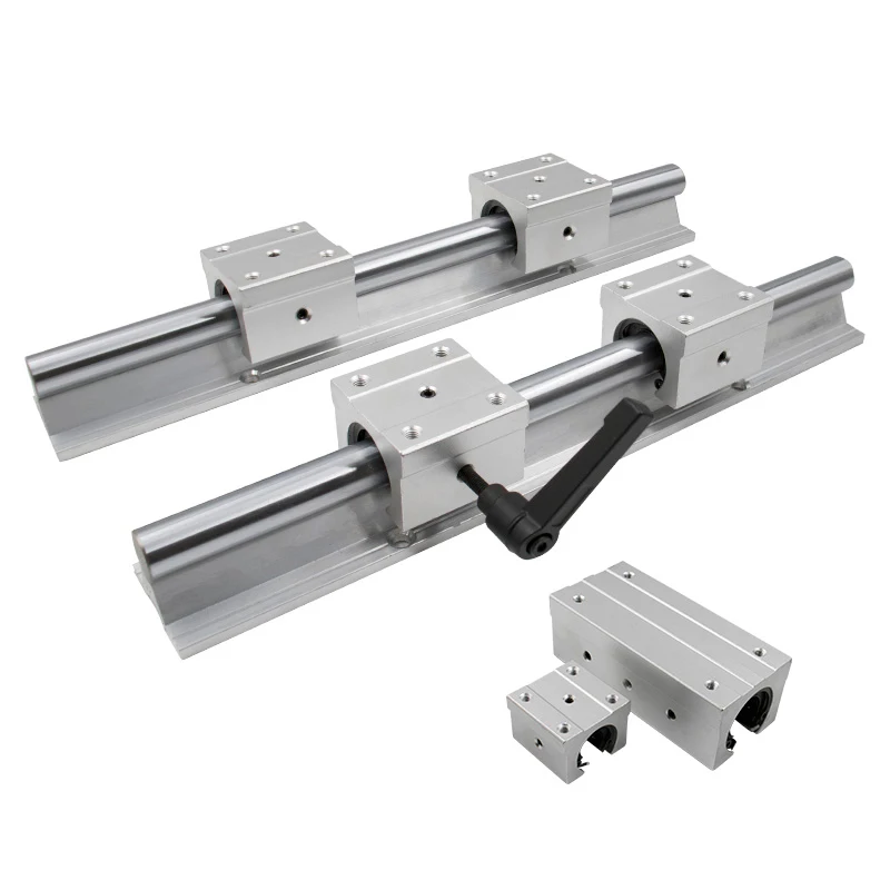 

2pcs SBR16 L-1500mm support rail linear guide + 4pcs SBR16UU linear bearing blocks for CNC router parts