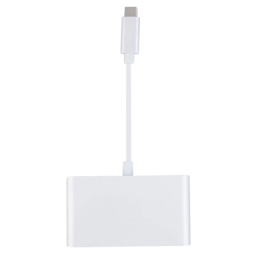 Новые Тип C USB-C до 4-Порты и разъёмы док-станция USB 2,0 адаптер 5 Гбит/с для Apple Macbook невмешательства дизайн Plug and Play