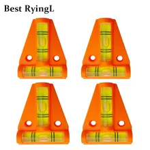 4 шт. акриловый t-уровневый инструмент RV Camper Tralier с автодом, грузовик, лодка, консоль, измерение стола, мини-пузырьковый уровень