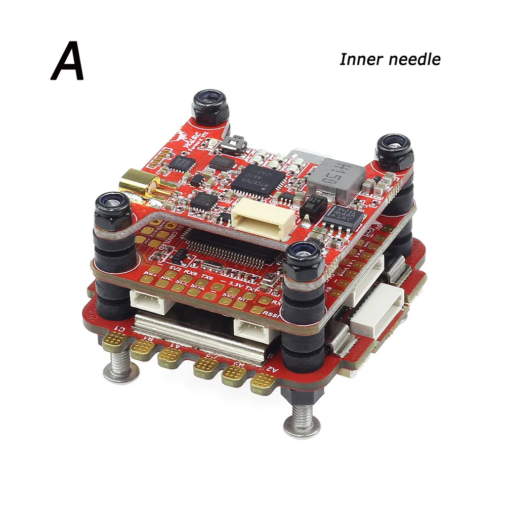Белый HGLRC FD765-VTX F7 FC L431 65A BLHeli_32 4in1 VTX с диагональю экрана 3-6S стек - Цвет: Белый