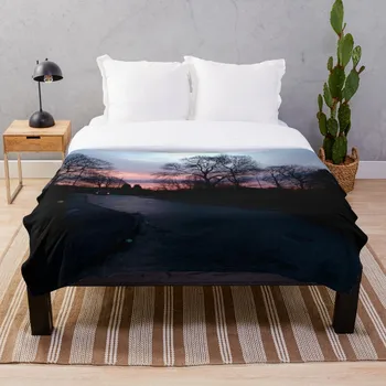 

Drop Shipping Printed Throw Blanket Sherpa Fleece Soft Blanket Flannel Rug Home Decoration For Bed January Sunrise