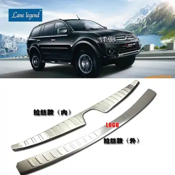 

Auto parts Car-covers High quality stainless steel Rear bumper Protector Sill fit for Mitsubishi Pajero sport 2011-2014