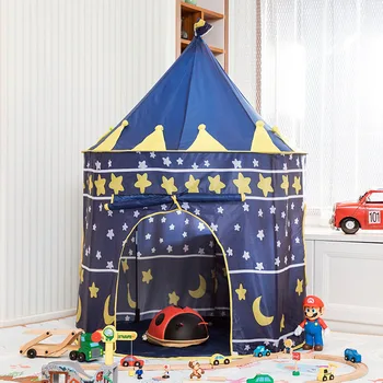

4.4feet Kids Tent Soft Foldable Sports Camping Indoor Outdoor Tent Children's Cabin Barracks Play House Toys for Children