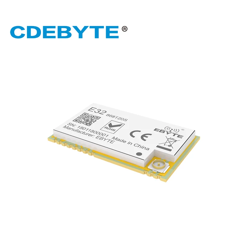 Модуль Ebyte E32-868T20S LoRa SX1276 SMD 868MHz 100mW UART приемопередатчик 3,3 V ttl IPEX штамп антенна отверстия интерфейс
