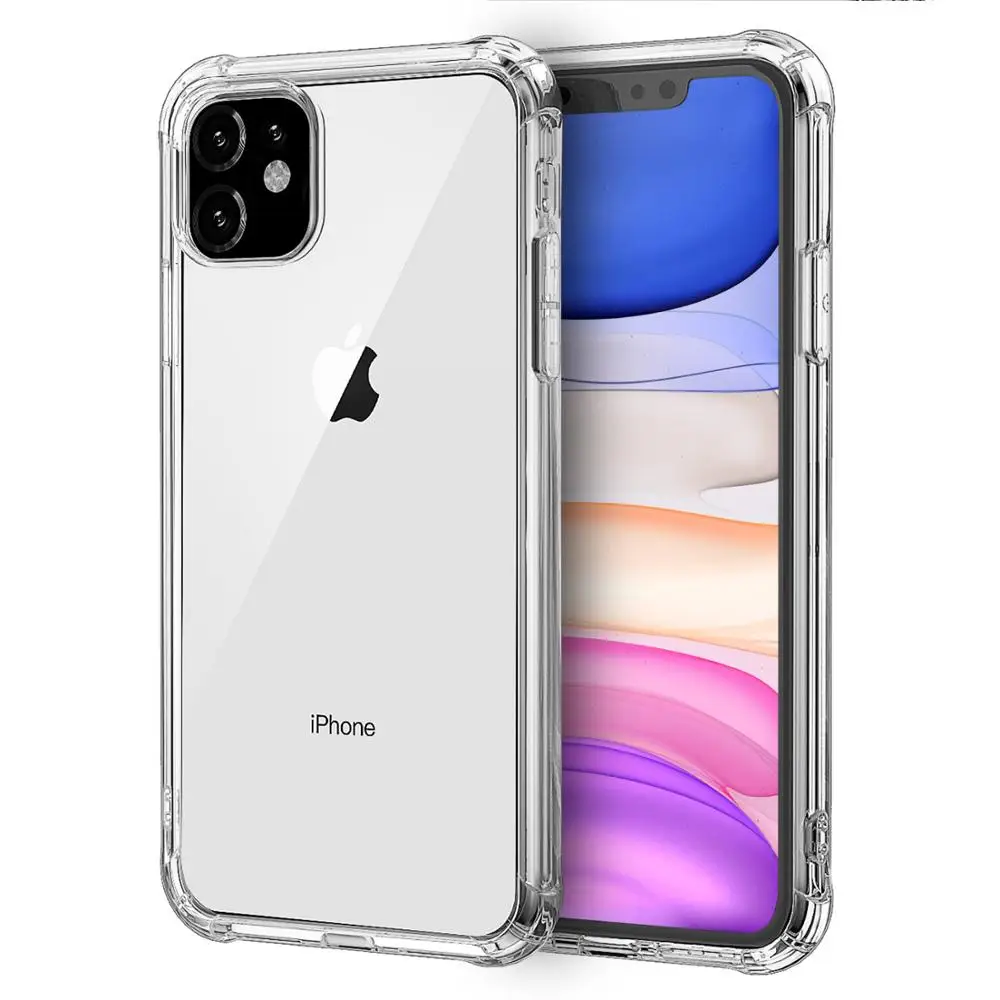 for iphone 11 Smatree Мягкий силиконовый чехол для iPhone 11 амортизация бампер крышка 6,1-дюймовый прозрачный чехол - Цвет: for iphone 11