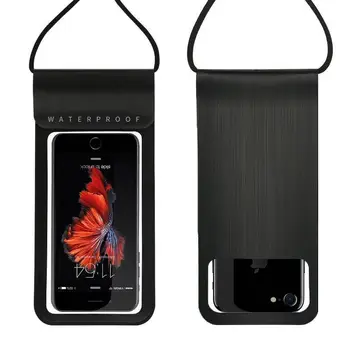 

6.4 Inch Waterproof Phone Case Cover Touchscreen Cellphone Dry Diving Bag Pouch with Neck Strap for iPhone Xiaomi Samsung Meizu