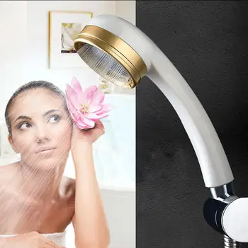 

New High Quality Pressure Boosting Handheld Shower Nozzle Shower Water Saving Durable Low Pressure Hose Shower Head