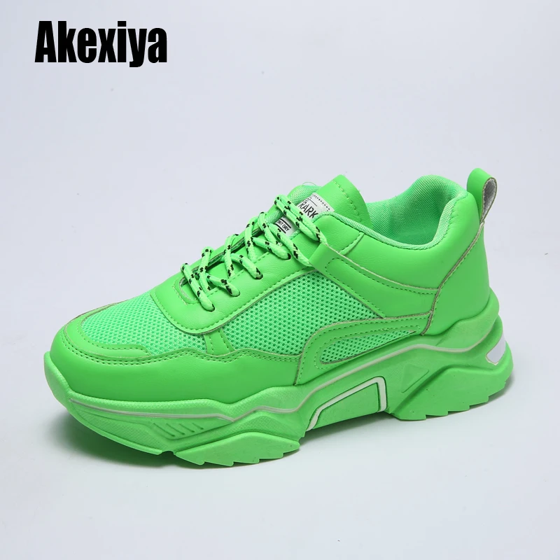 

Stylish Women sneakers Shoes Increasing 5CM Sneakers Cushioning Height Platform Breathable Walking Sneakers k289
