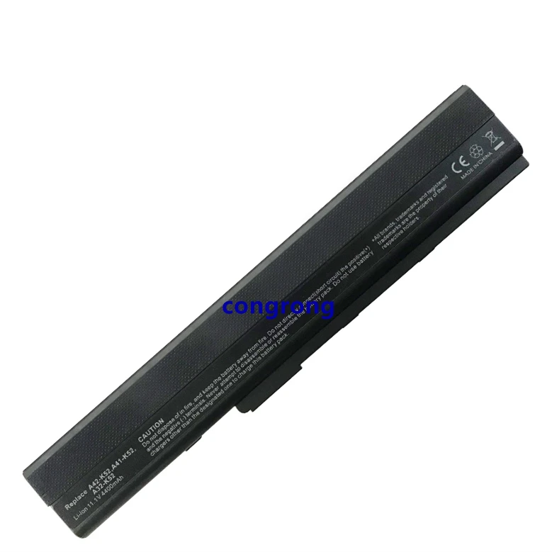 Аккумулятор для ноутбука Asus A52 A31-K52 A41-K52 A42-K52 A32-K52 K42F K42JB K42JK K52F K52J A52J A52F A52JB A52JK A52JR |