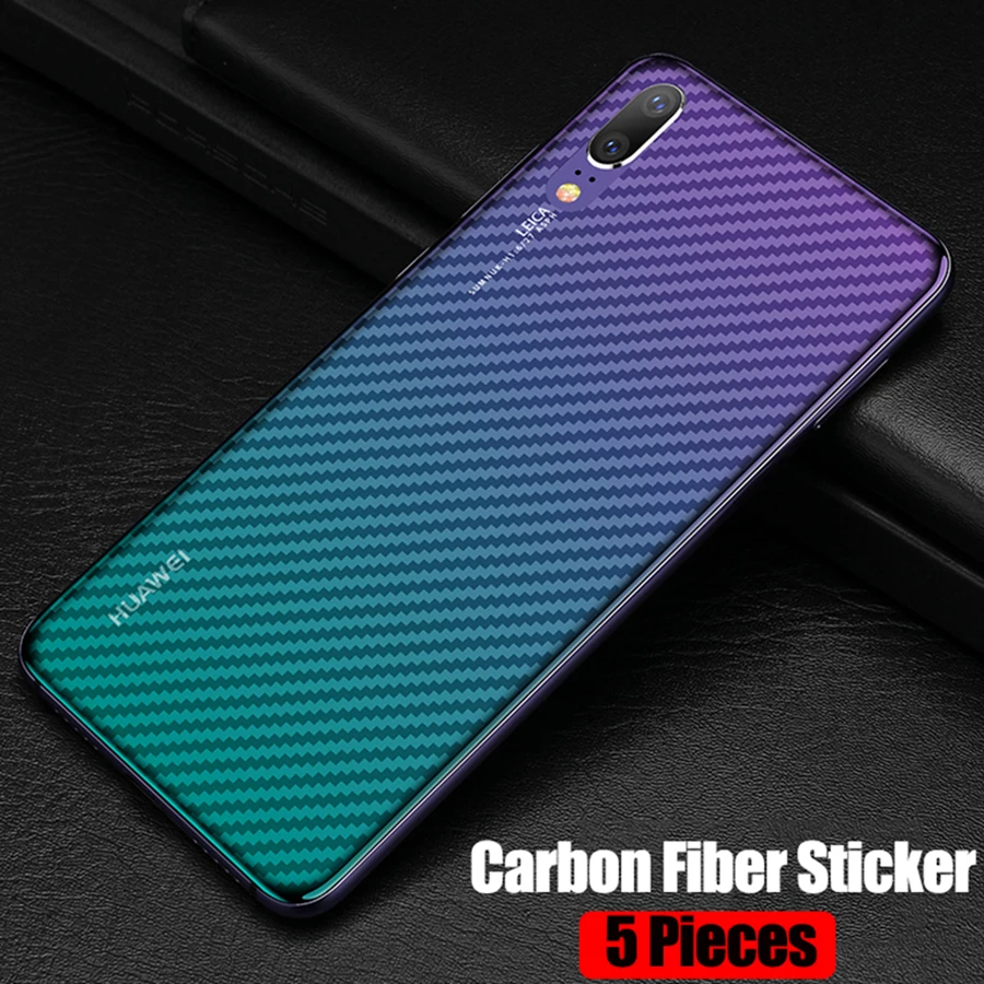 3D углеродное волокно Мягкая матовая задняя защитная пленка для huawei P30 P20 P10 Lite mate 10