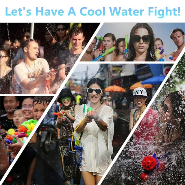 Water Soaker 4 Nozzles Water Blaster 1200CC Squirt 30ft Water Water Fight Summer Toys Outdoor Swimming Pool 5