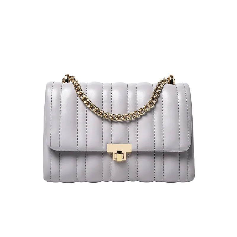 

Fashion Chains Small Flap Women Shoulder Bags Designer Crossbody Bag Luxury Pu Leather Messenger Bag High Quality Female Purses