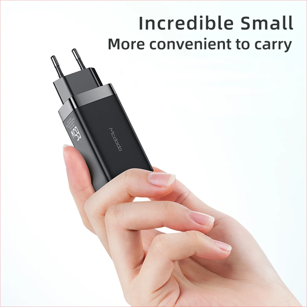 65W GaN Charger Fast Charge Type C USB with QC4.0