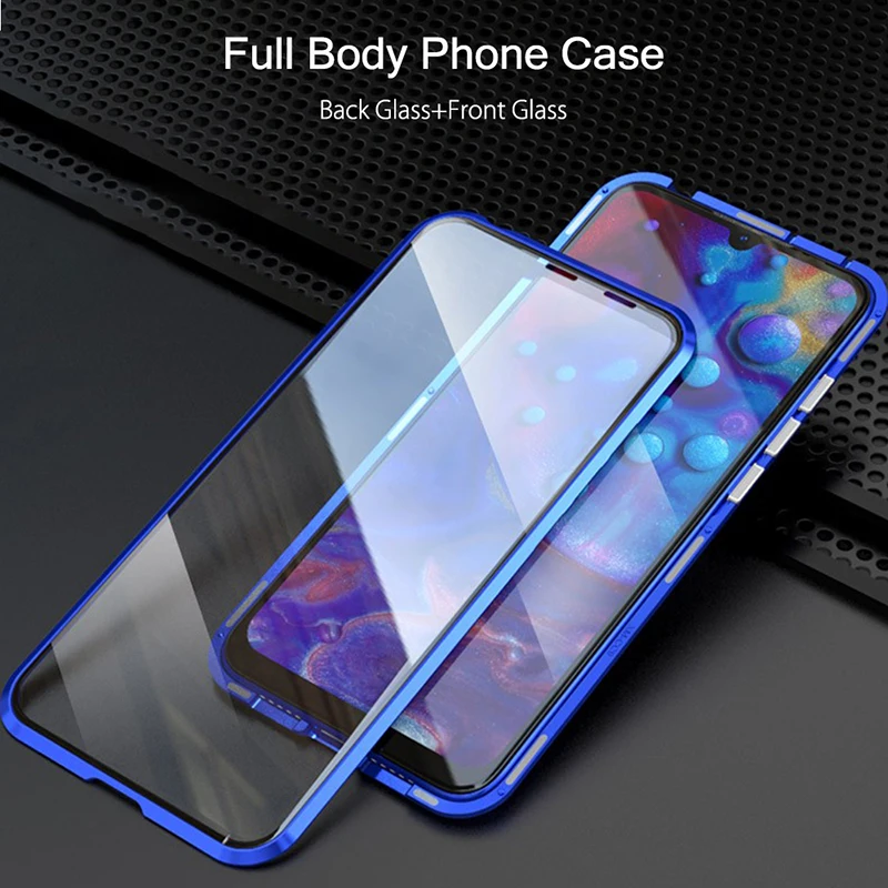 Жесткий Чехол для Xiaomi mi 9 Lite чехол Двусторонняя магнитное закаленное стекло чехол противоударный бампер для спортивной камеры Xiao mi CC9 mi A3 сл