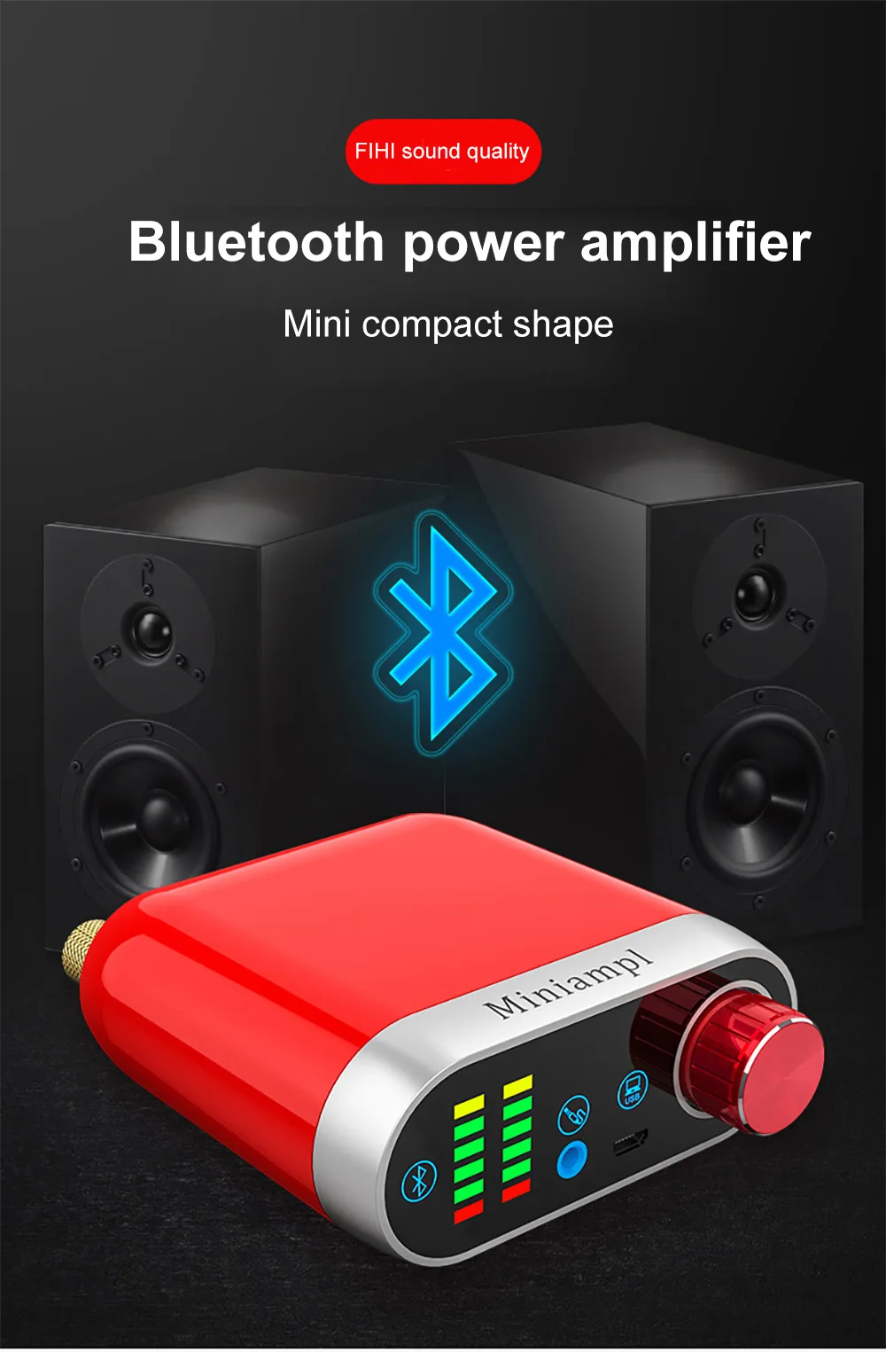 Автомобильный Радио MP3 аудио усилитель мини Hi-Fi стерео усилитель Tpa3116 цифровой усилитель USB звуковая карта AUX автомобильный стерео сабвуфер