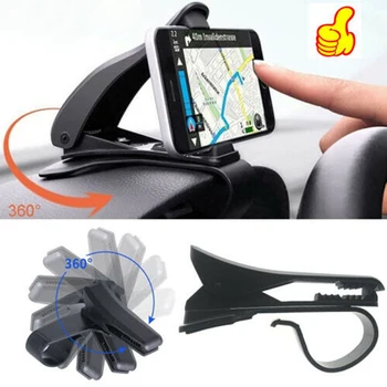 

Car Mobile Navigation Bracket NonSlip 360° Rotation Dashboard HUD Vision Auto Phone Holder Mount Holder