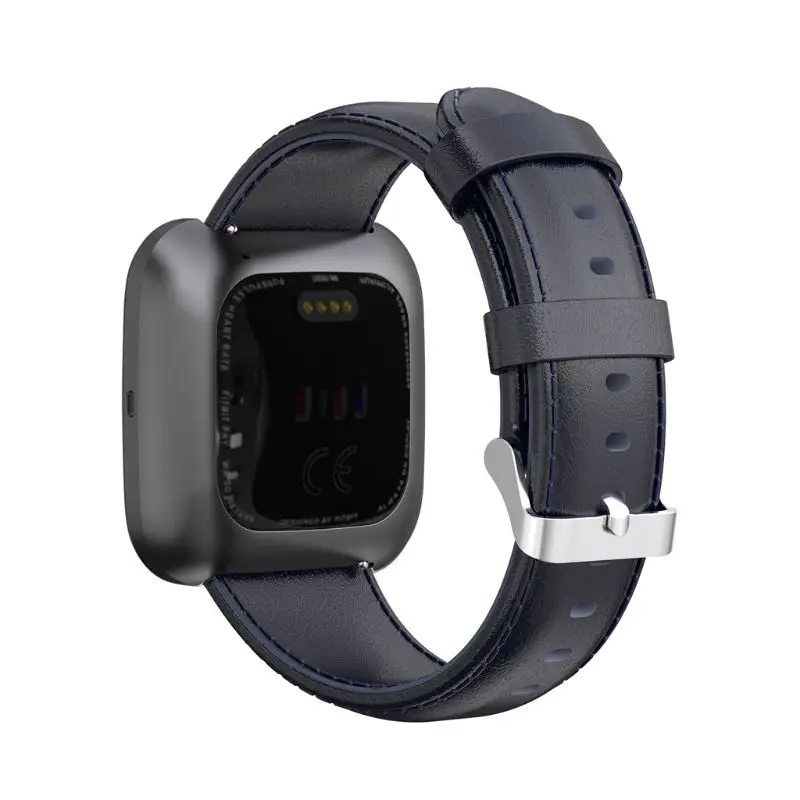 Кожаный сменный спортивный браслет ремешок для часов для Fitbit Versa/Versa 2/Versa Lite Смарт-часы H37E