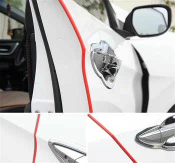 

5 m door side seal anti-collision car protection stickers decoration for BMW Z4 E85 E89 i8 and i3 E39 E61 E60 E63 F07 F10 F11 M5