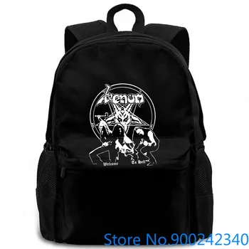 

Venom Welcome To Hell V1 Black Metal Trash All s women men backpack laptop travel school adult student
