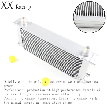 

Universal 19 rows oil cooler car motorcycle truck engine radiator oil cooler made of aluminum