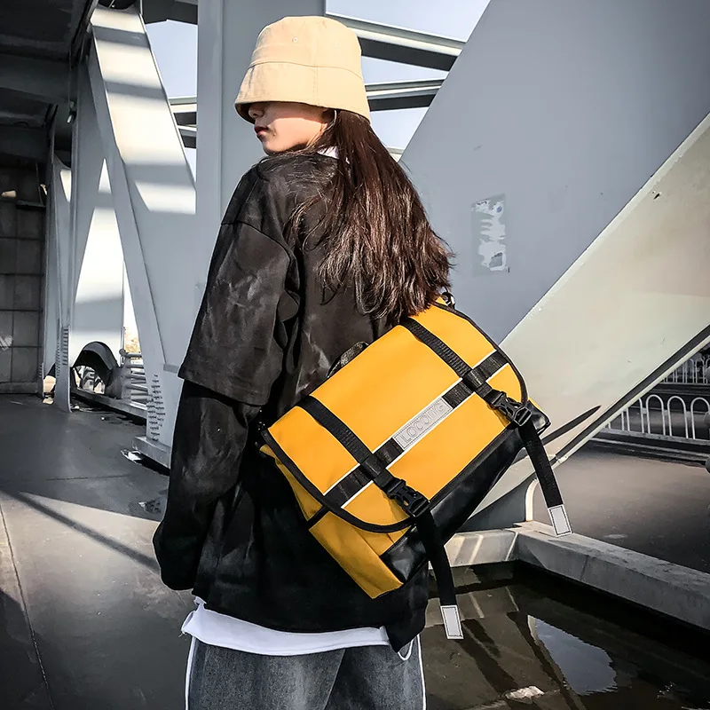 

New Style Large-Volume Function MEN'S Single-shoulder Bag Fashion Shoulder Messenger Bag Women's Korean-style Fashion Fixed Gear